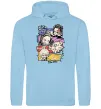 Женская толстовка (худи) Demon Slayer Manga Голубой фото