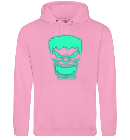 Мужская толстовка (худи) Халк Люмінесцентний Розовый фото