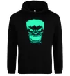 Женская толстовка (худи) Халк Люмінесцентний Черный фото