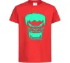 Дитяча футболка Халк Люмінесцентний Червоний фото