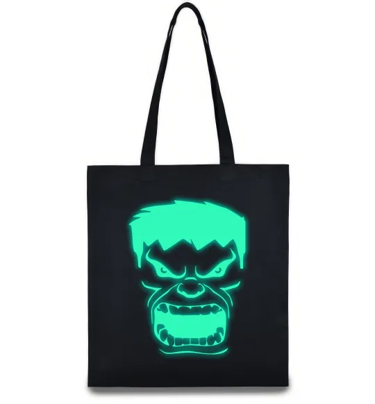 Эко-сумка Халк Люмінесцентний Черный фото
