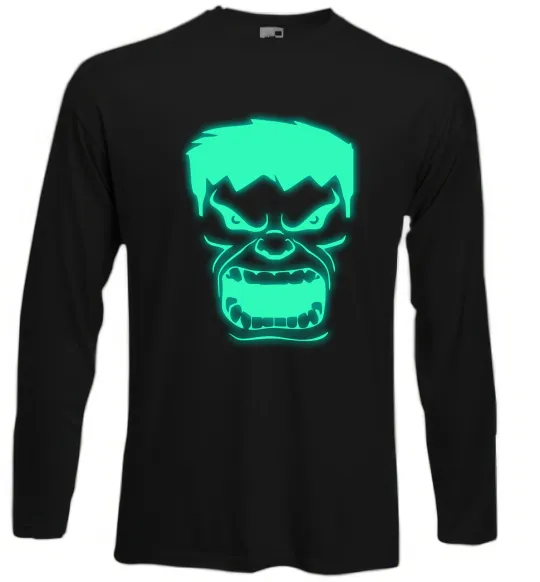 Лонгслив Халк Люмінесцентний Черный фото