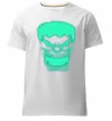 Чоловіча преміум футболка Халк Люмінесцентний Білий фото