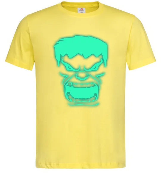 Мужская футболка Халк Люмінесцентний Лимонный фото