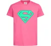 Детская футболка Superman люмінесцентний Ярко-розовый фото