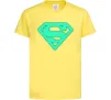 Детская футболка Superman люмінесцентний Лимонный фото