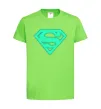 Детская футболка Superman люмінесцентний Лаймовый фото