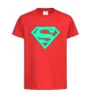 Детская футболка Superman люмінесцентний Красный фото