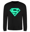 Свитшот Superman люмінесцентний Черный фото