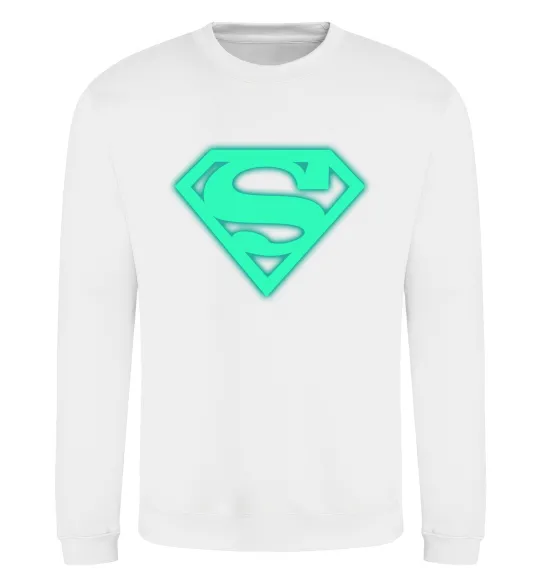 Свитшот Superman люмінесцентний Белый фото