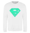 Свитшот Superman люмінесцентний Белый фото