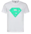 Чоловіча футболка Superman люмінесцентний Білий фото