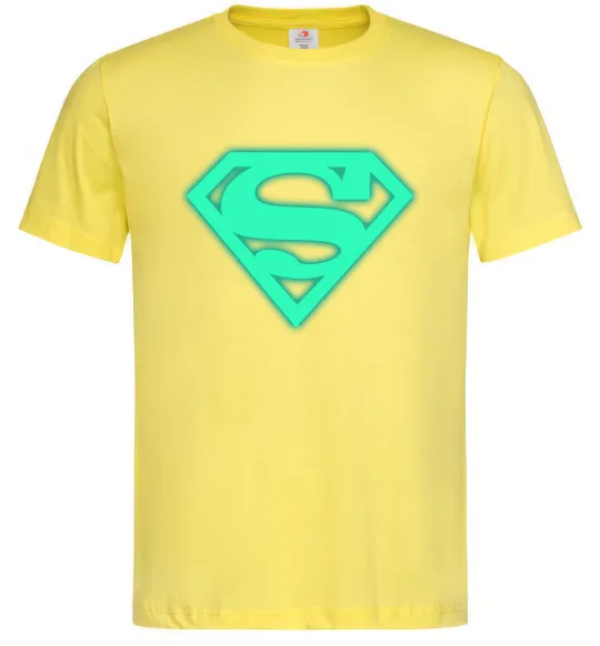 Чоловіча футболка Superman люмінесцентний Лимонний фото