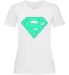 Женская футболка Superman люмінесцентний Белый фото