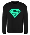 Свитшот Superman люмінесцентний Черный Свитшот Superman люмінесцентний Черный фото