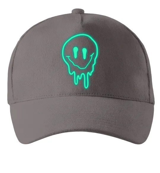 Кепка Смайл люмінесцентний Серый фото