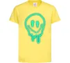 Детская футболка Смайл люмінесцентний Лимонный фото
