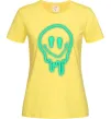 Жіноча футболка Смайл люмінесцентний Лимонний фото