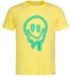 Чоловіча футболка Смайл люмінесцентний Лимонний фото