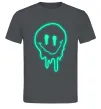 Чоловіча футболка Смайл люмінесцентний Графіт фото