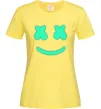 Женская футболка Смайл з хрестиками люмінесцентний Лимонный Женская футболка Смайл з хрестиками люмінесцентний Лимонный фото