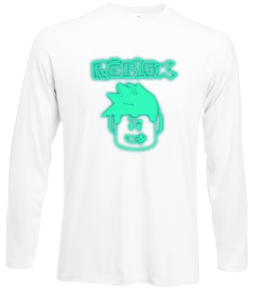Лонгслив Роблокс люмінесцентний Белый фото