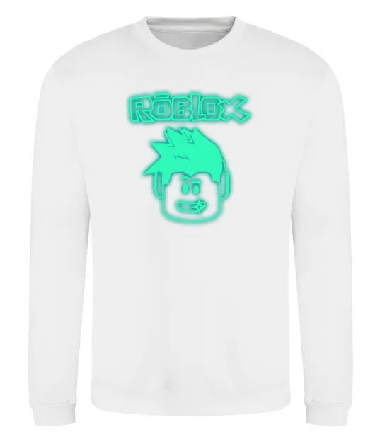 Свитшот Роблокс люмінесцентний Белый фото