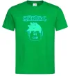 Мужская футболка Роблокс люмінесцентний Зеленый фото