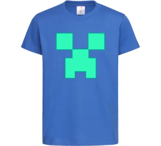 Дитяча футболка Кріпер люмінесцентний Яскраво-синій фото