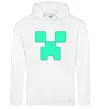 Женская толстовка (худи) Кріпер люмінесцентний Белый фото