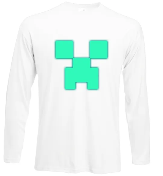 Лонгслів Кріпер люмінесцентний Білий фото