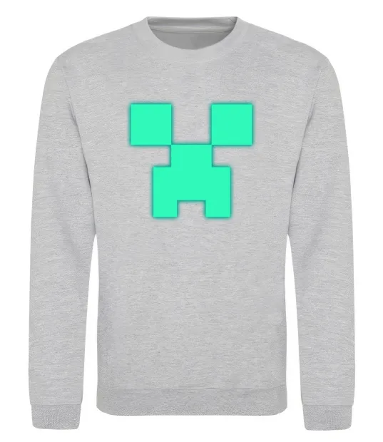 Світшот Кріпер люмінесцентний Сірий меланж фото