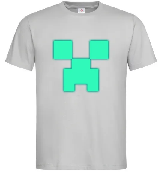 Чоловіча футболка Кріпер люмінесцентний Сірий фото