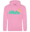Женская толстовка (худи) Іменний люмінесцентний Розовый фото