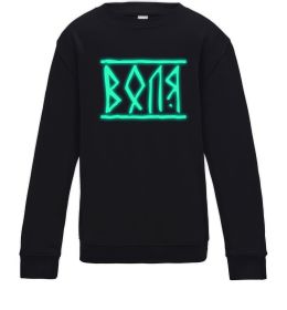 Дитячий світшот Воля світлонакопичувальний напис