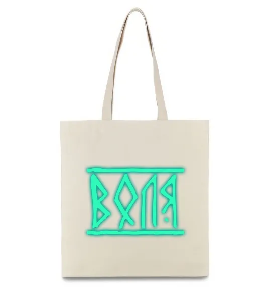 Еко-сумка Воля люмінесцентний Бежевий фото