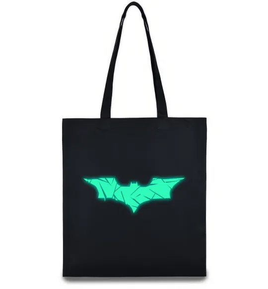 Еко-сумка Бетмен Люмінесцентний Чорний фото