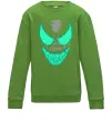 Детский Свитшот Venom we are люмінесцентний Лаймовый фото