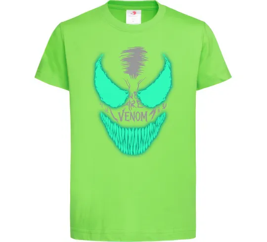 Детская футболка Venom we are люмінесцентний Лаймовый фото