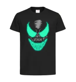 Детская футболка Venom we are люмінесцентний Черный фото
