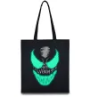 Еко-сумка Venom we are люмінесцентний Чорний фото