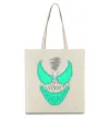 Еко-сумка Venom we are люмінесцентний Бежевий фото