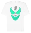 Футболка Оверсайз Venom we are люмінесцентний Білий фото