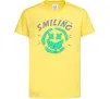 Дитяча футболка Smiling люмінесцентний Лимонний фото