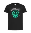 Детская футболка Smiling люмінесцентний Черный фото