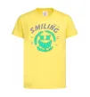 Детская футболка Smiling люмінесцентний Лимонный фото