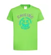 Детская футболка Smiling люмінесцентний Лаймовый фото