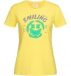 Женская футболка Smiling люмінесцентний Лимонный фото