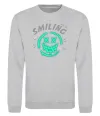 Свитшот Smiling люмінесцентний Серый меланж фото