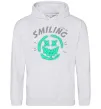 Жіноча толстовка (худі) Smiling люмінесцентний Сірий меланж фото